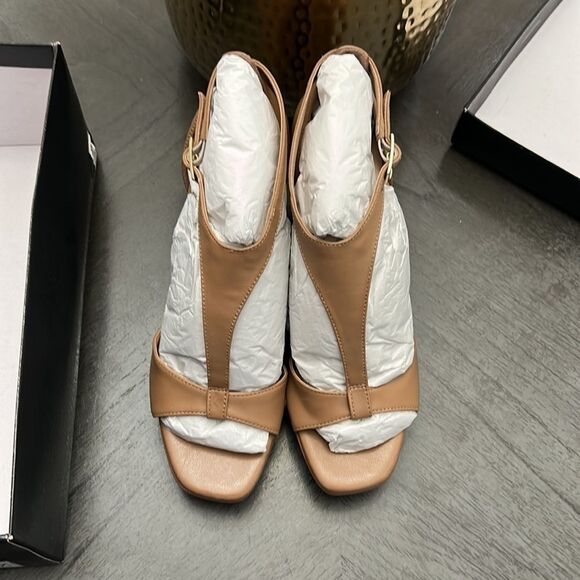 27 EDIT Naturalizer Jae Leather T-Strap Platform Dress Sandals - Picture 4 of 11